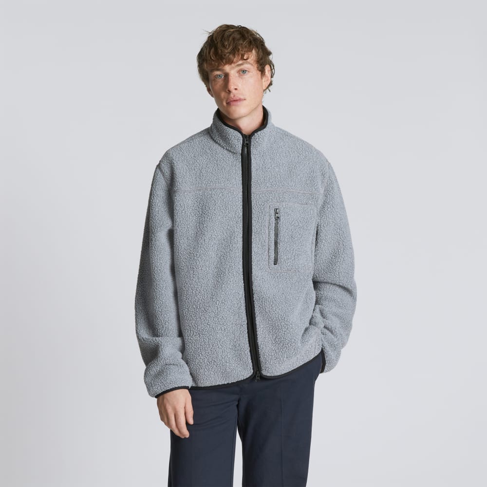 The ReNew Fleece Full Zip | Heathered Coal