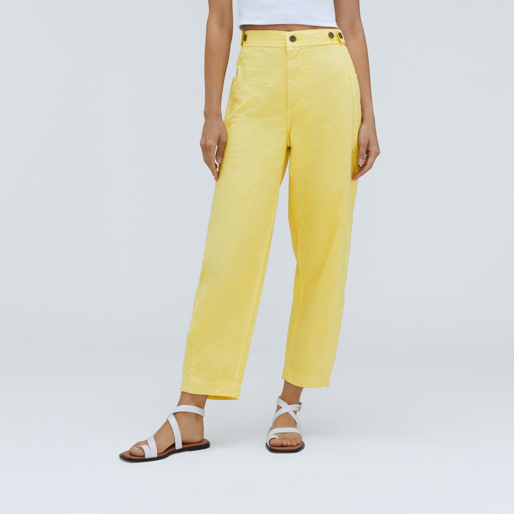 The Fatigue Barrel Pant | Lemon - Image 2