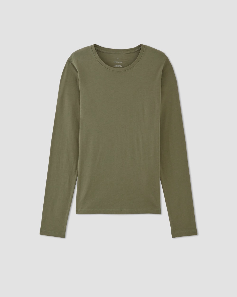The Organic Cotton Long-Sleeve Crew | Kalamata - Image 2