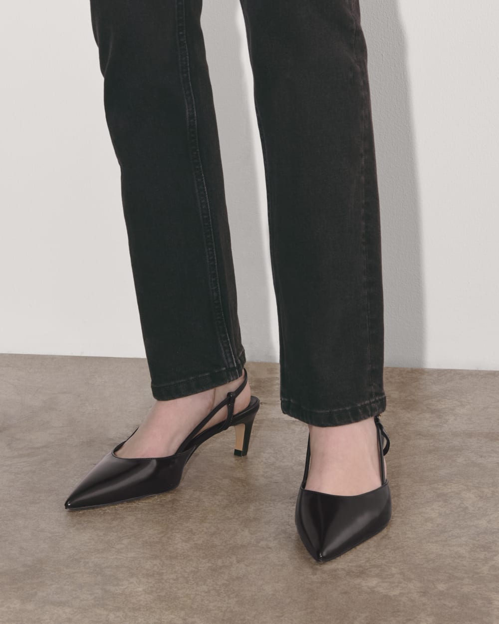The Studio Slingback Heel | Black - Image 2