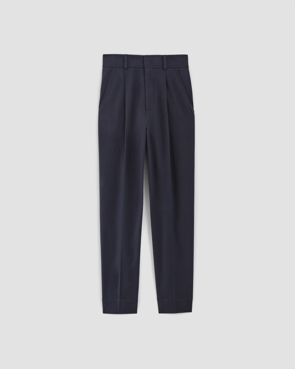 The Draper Tapered Pant in Buttersmooth | Navy - Image 2
