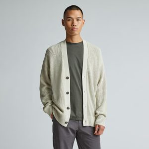 The No-Sweat Ribbed Cardigan | Pelican