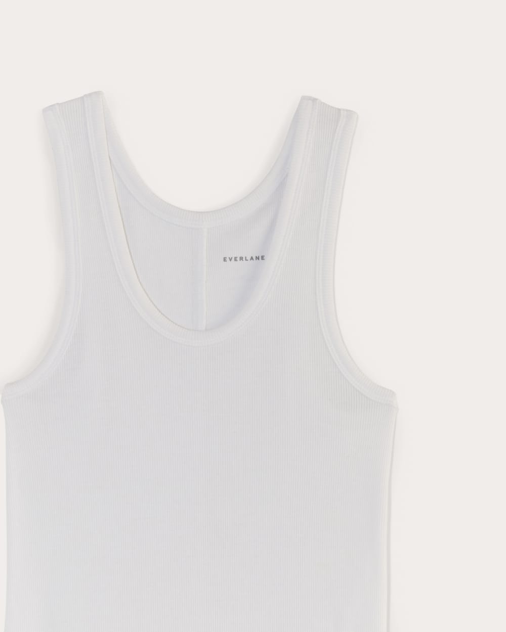 The Luxe Rib Tank | White - Image 6