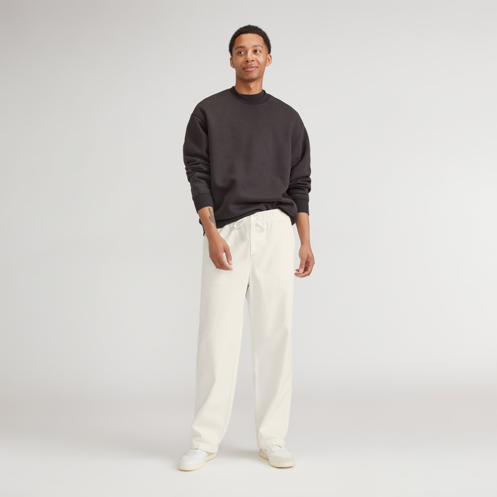 The Canvas Organic Cotton Drawstring Pant | Bone - Image 6