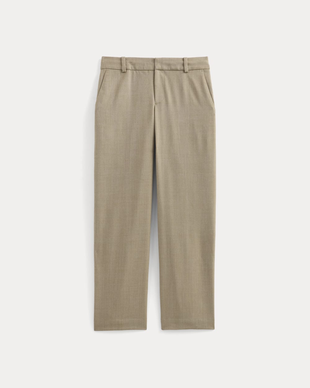 Straight-Leg Trouser in Tailor Twill | Light Taupe - Image 2