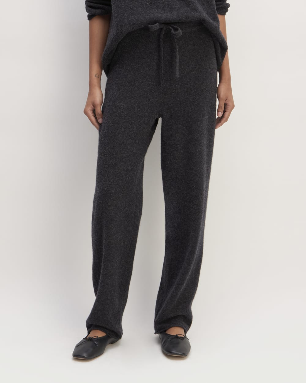 The Cozy-Stretch Straight-Leg Sweatpant | Charcoal - Image 3