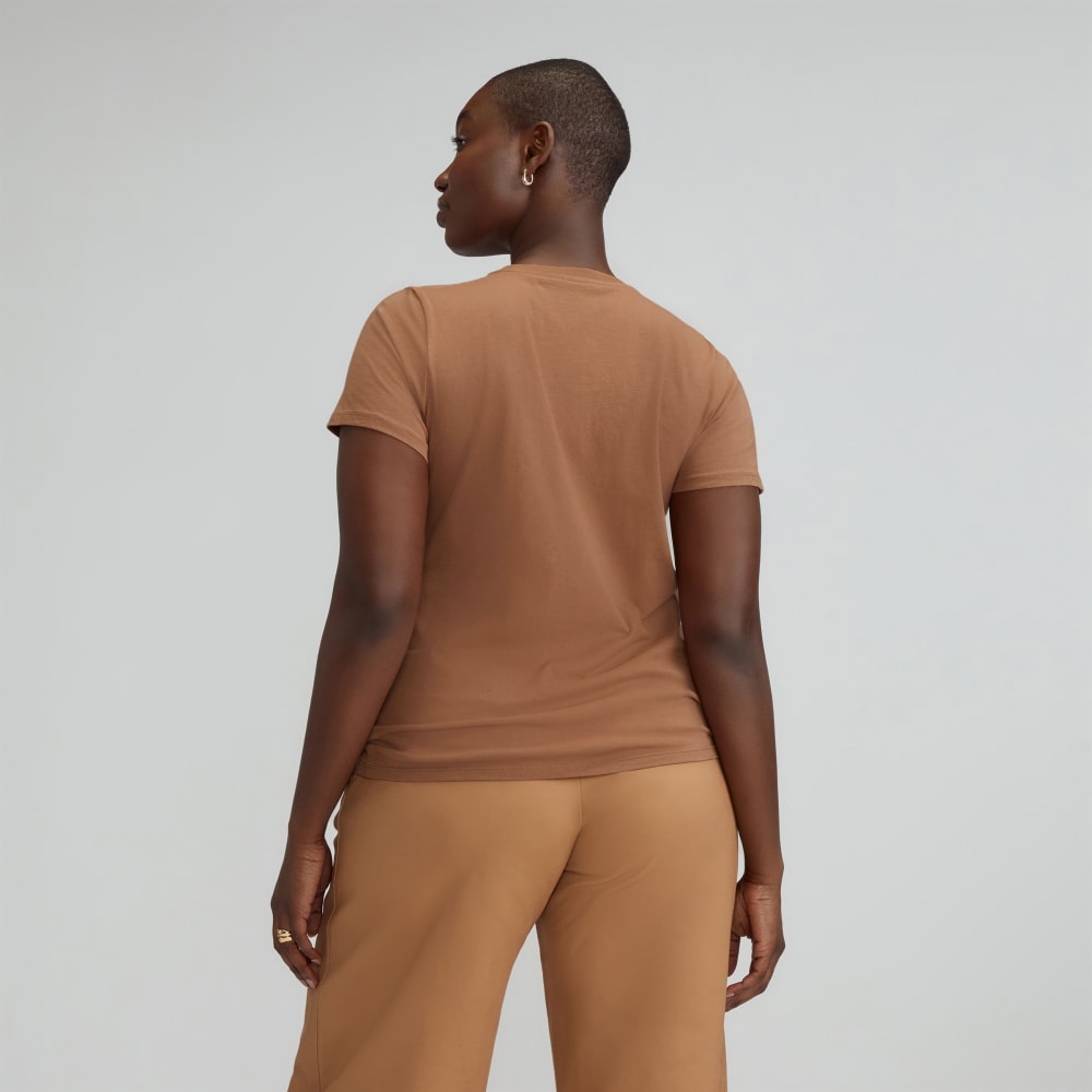 The Organic Cotton Crew Tee | Carob Brown - Image 4