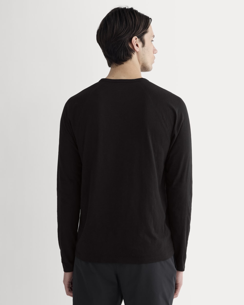 The Rec Long-Sleeve Crew | Black - Image 4
