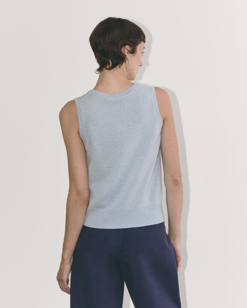 The Classic Tank in Cashmere | Sky Blue - Image 4