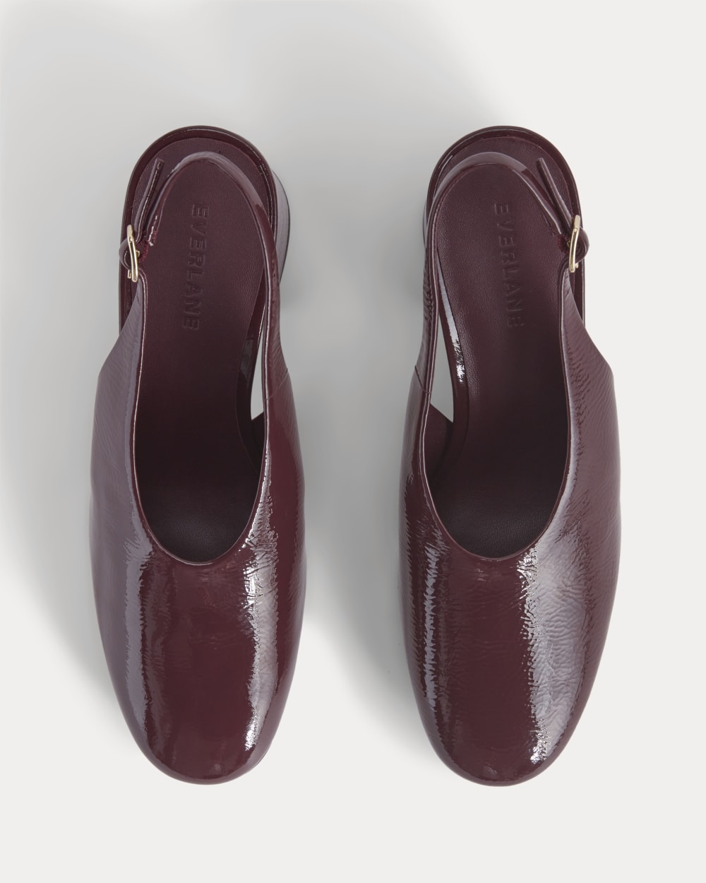 Curved Slingback Heel | Burgundy - Image 5