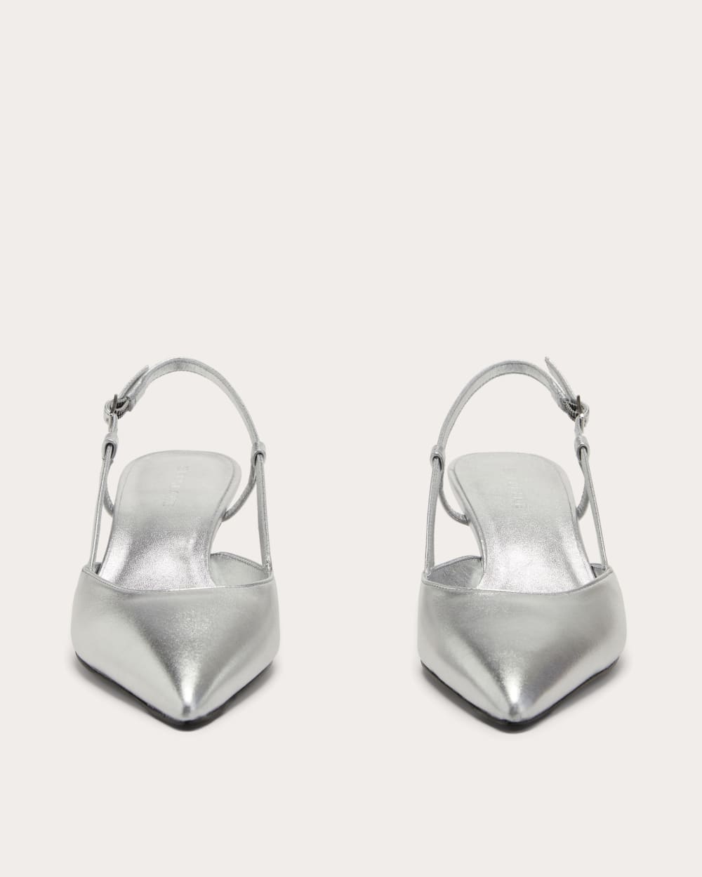 The Studio Slingback Heel | Silver - Image 5