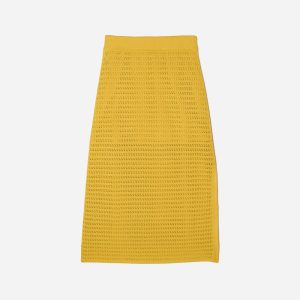 The Crochet Knit Skirt | Super Lemon