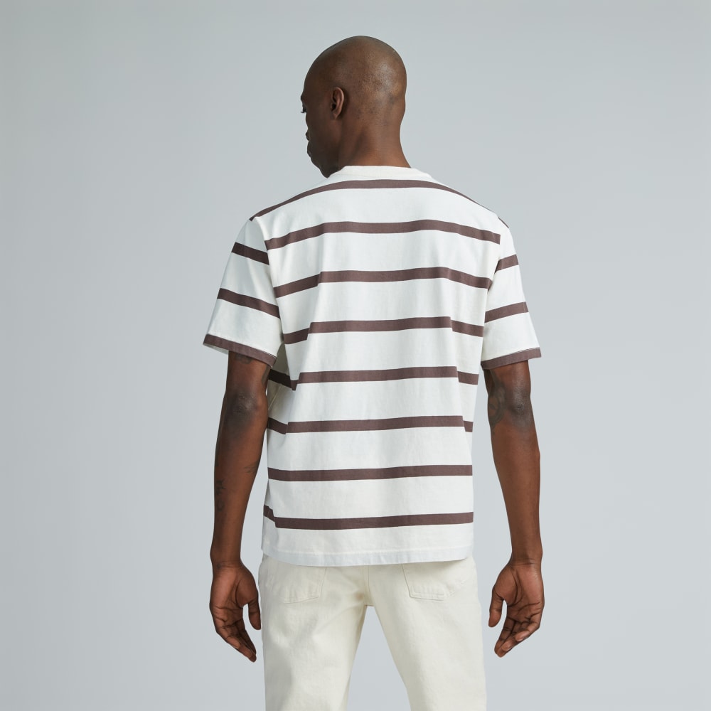 The Premium-Weight Relaxed Crew | Uniform | Chocolate Brown / Canvas Tan - Image 3