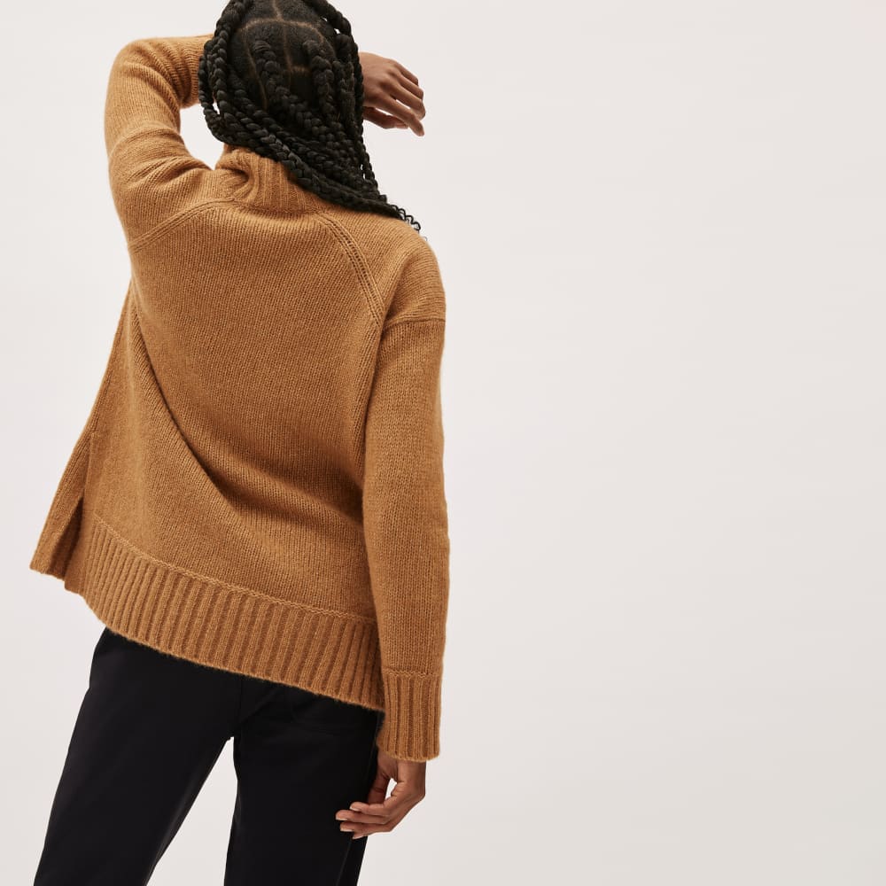 The Cloud Turtleneck | Heathered Chai - Image 4