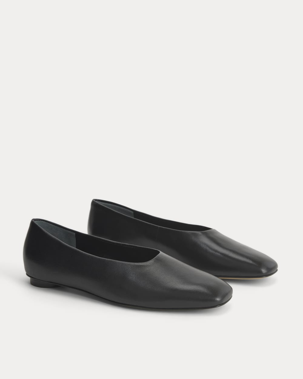 Gallery Square-Toe Flat | Black - Image 2