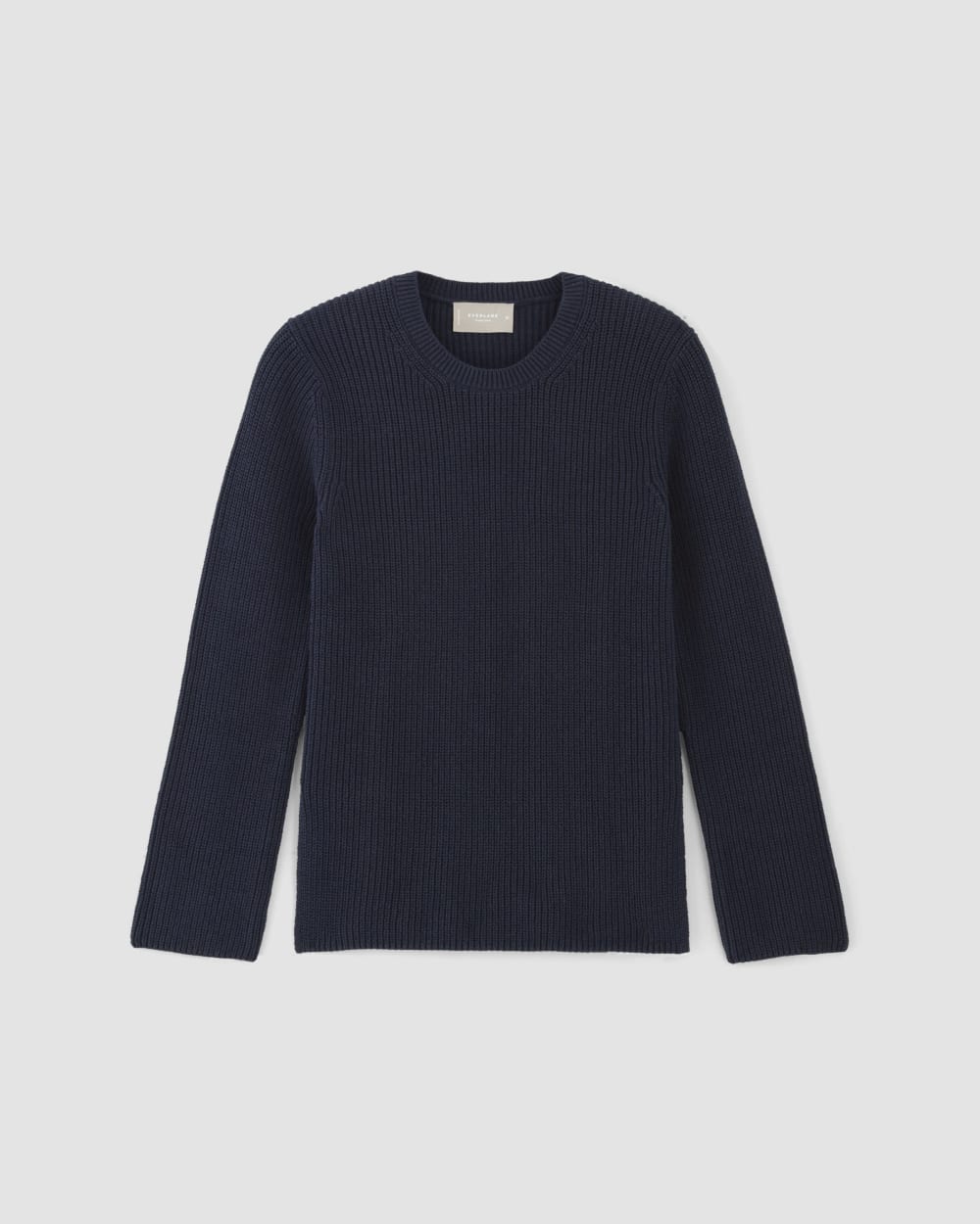 The Organic Cotton Slim Crew Sweater | Navy - Image 2