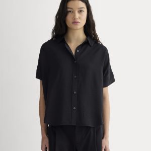 The Square Shirt in SoftLuxe | Black