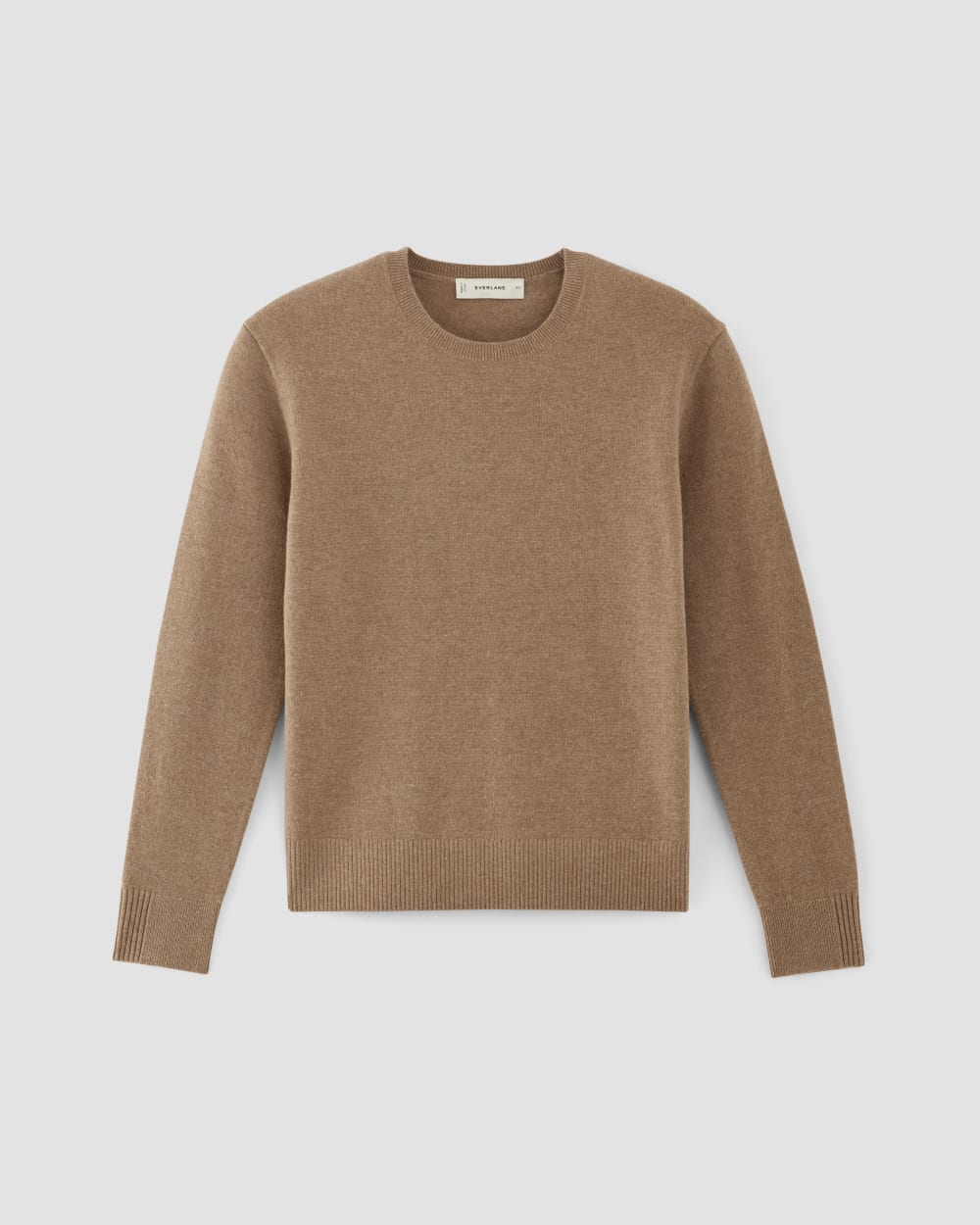 The Classic Crew in Cashmere | Heathered Brown - Image 2