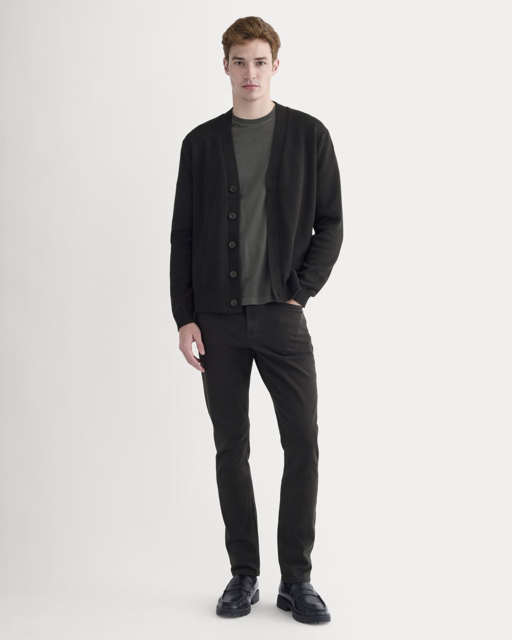 The Stretch Twill 5-Pocket Pant | Black