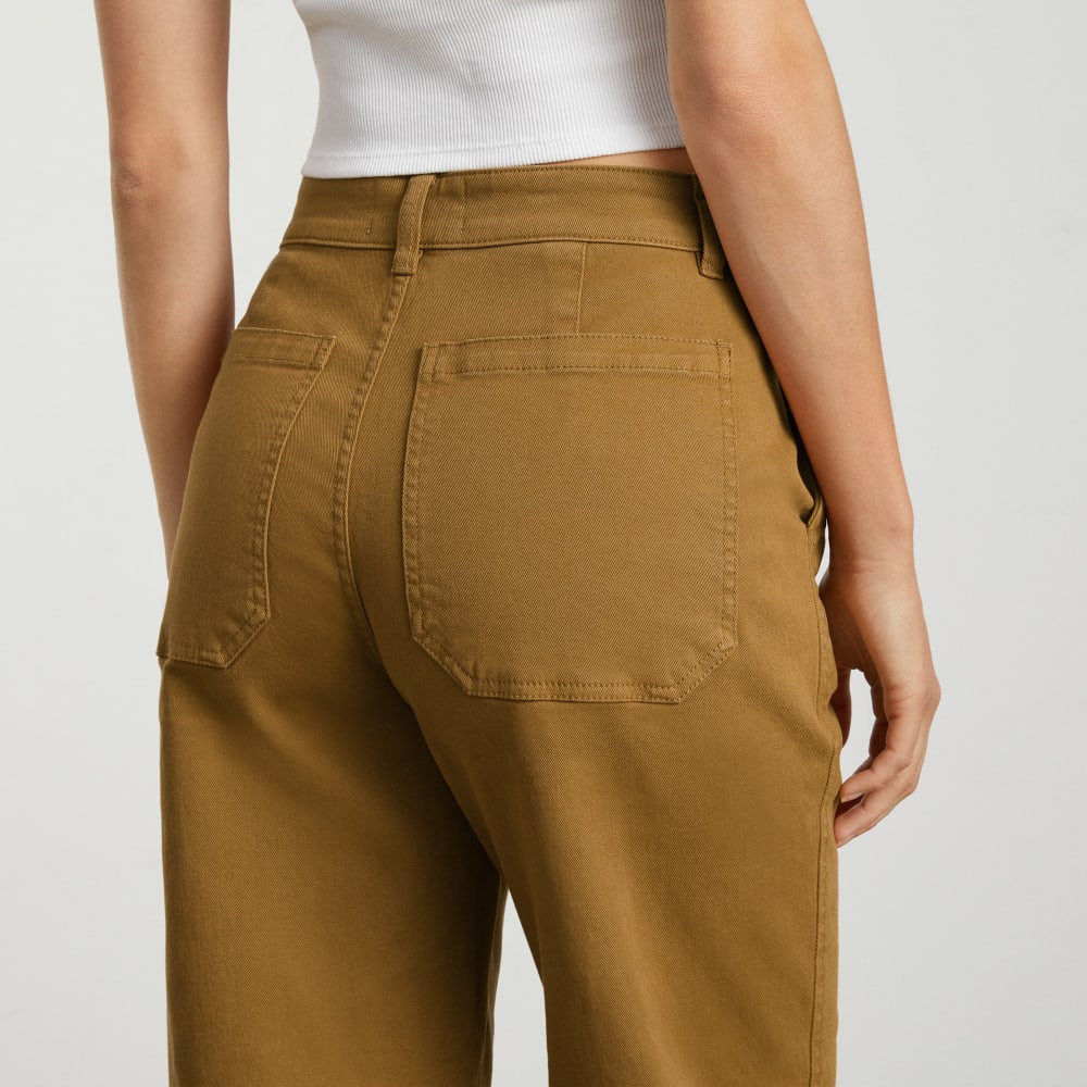 The Utility Barrel Pant | Golden Brown | Tall - Image 7