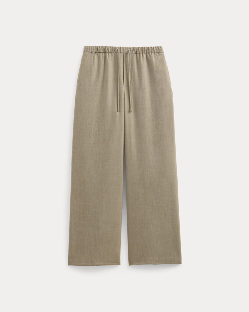 Pull-On Trouser in Tailor Twill | Light Taupe - Image 2
