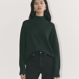 The Boxy Turtleneck in Everyday Cotton | Scarab