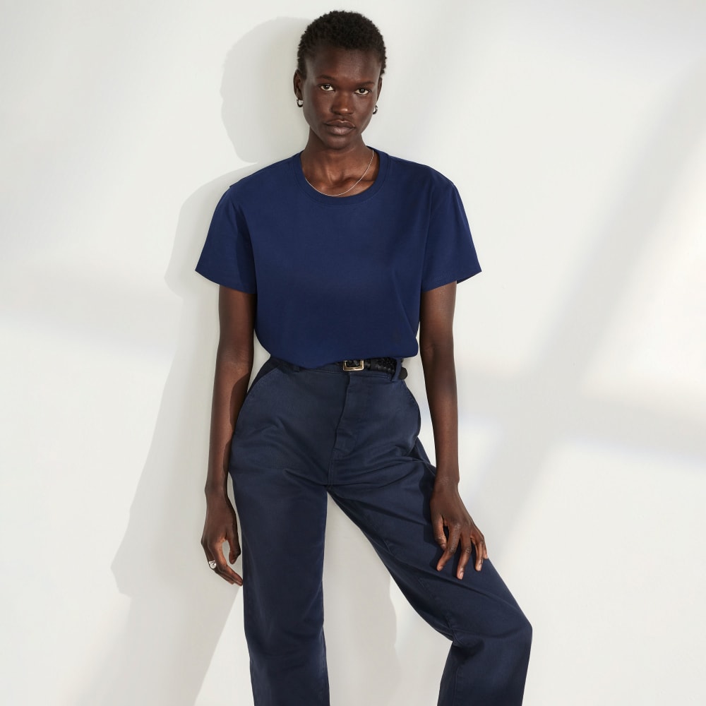 The Organic Straight-Leg Pant | Navy - Image 7