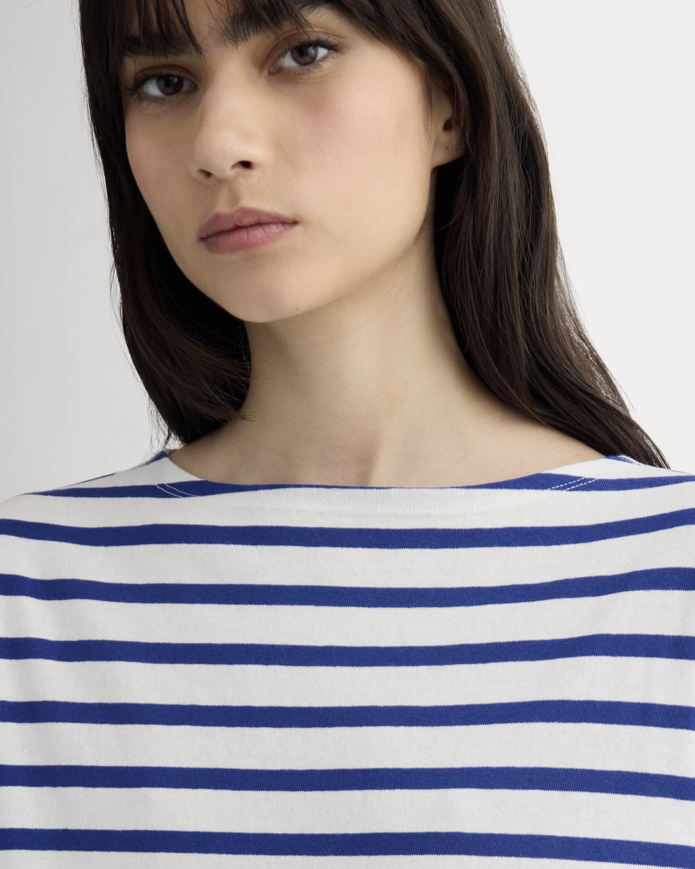 The Mariner Dress | Bone / Mazarine Blue - Image 3