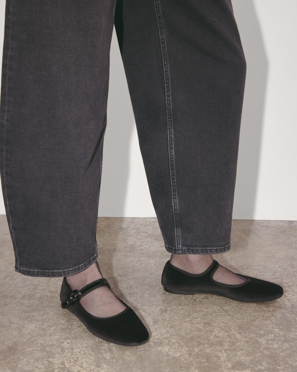 The Day Buckle Mary Jane | Black Velvet - Image 2