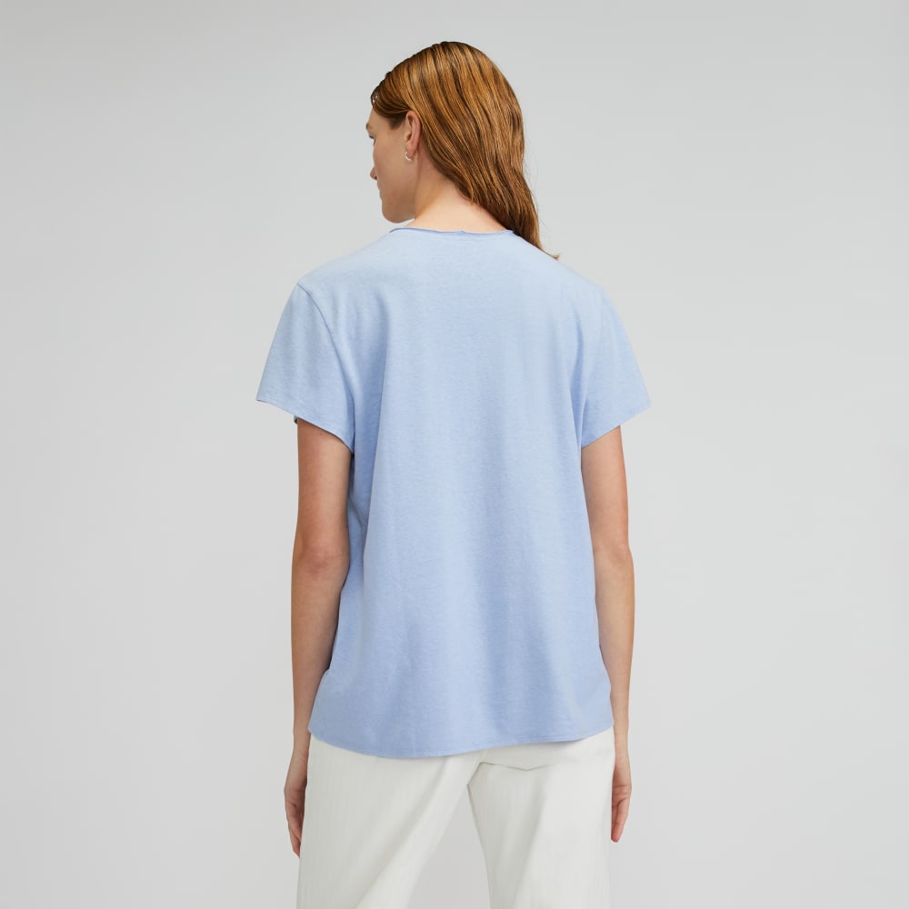 The Relaxed Hemp Tee | Periwinkle - Image 3