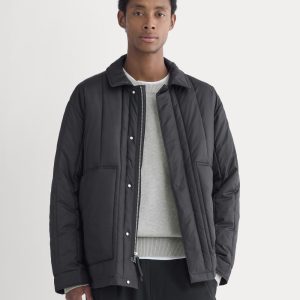 ReNew Vertical-Quilted Jacket |  Black