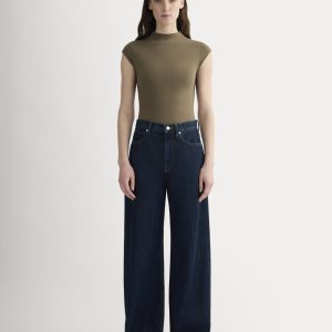 The Form Funnel-Neck Bodysuit | Deep Taupe