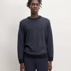The Grade-A Cashmere Crew | Indigo / Dark Navy