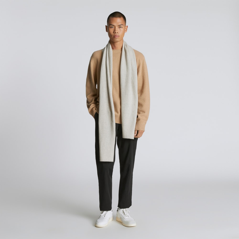 The Cashmere Scarf | Light Heather Grey - Image 5