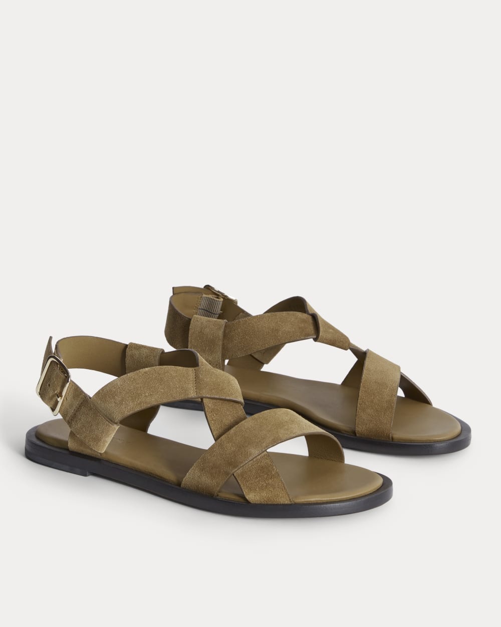 The City Strap Sandal | Sand Suede - Image 3