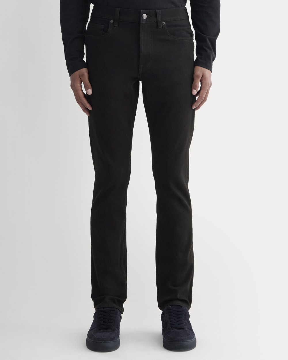 The Slim 4-Way Stretch Organic Jean | Uniform | Black - Image 3