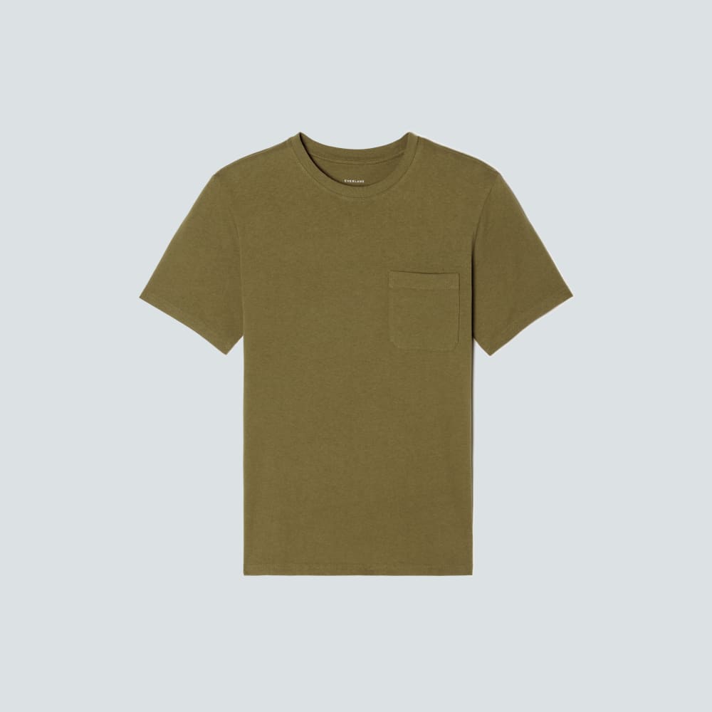 The Premium-Weight Pocket Tee | Uniform | Olive - Image 2