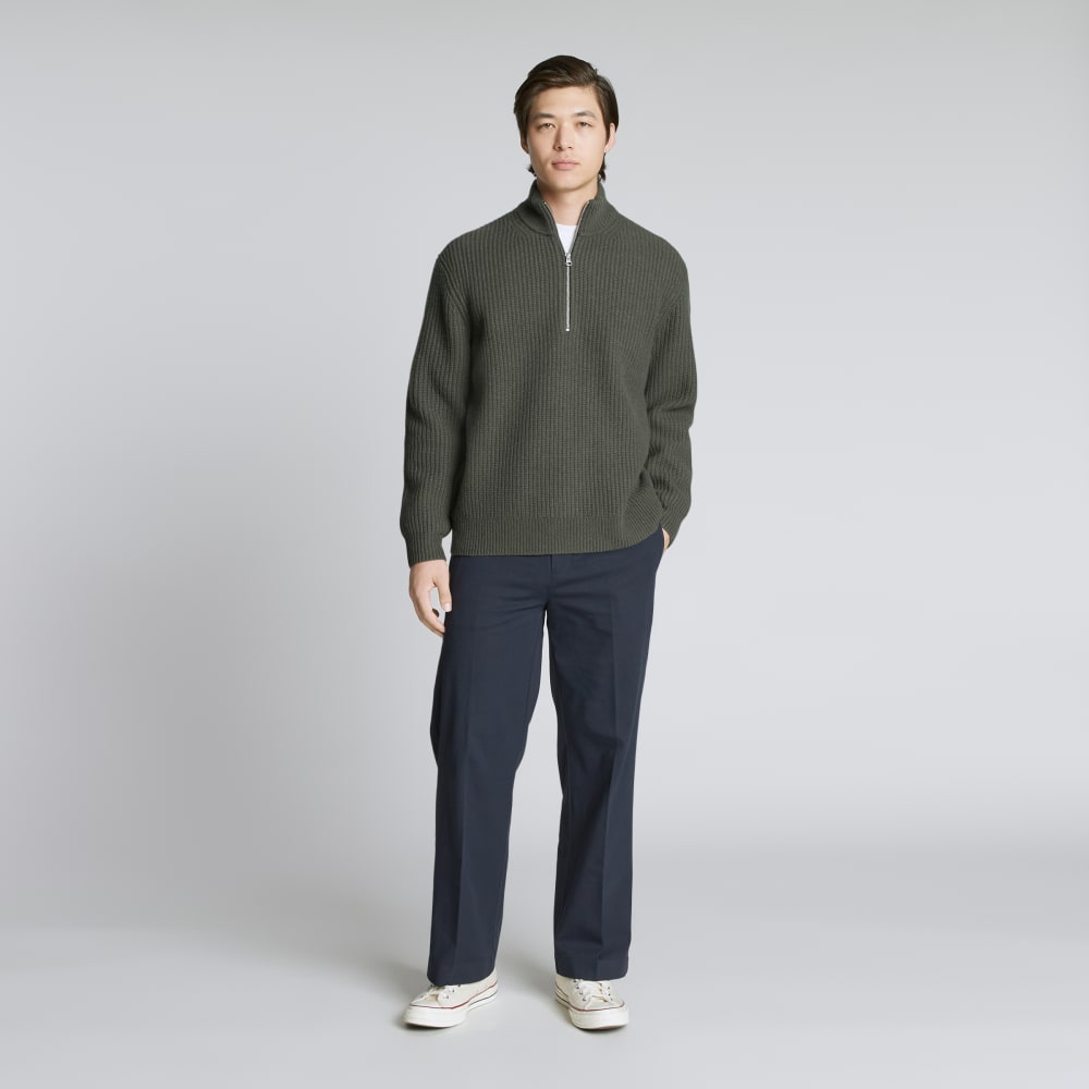 The Felted Merino Half-Zip Sweater | Kambaba - Image 6