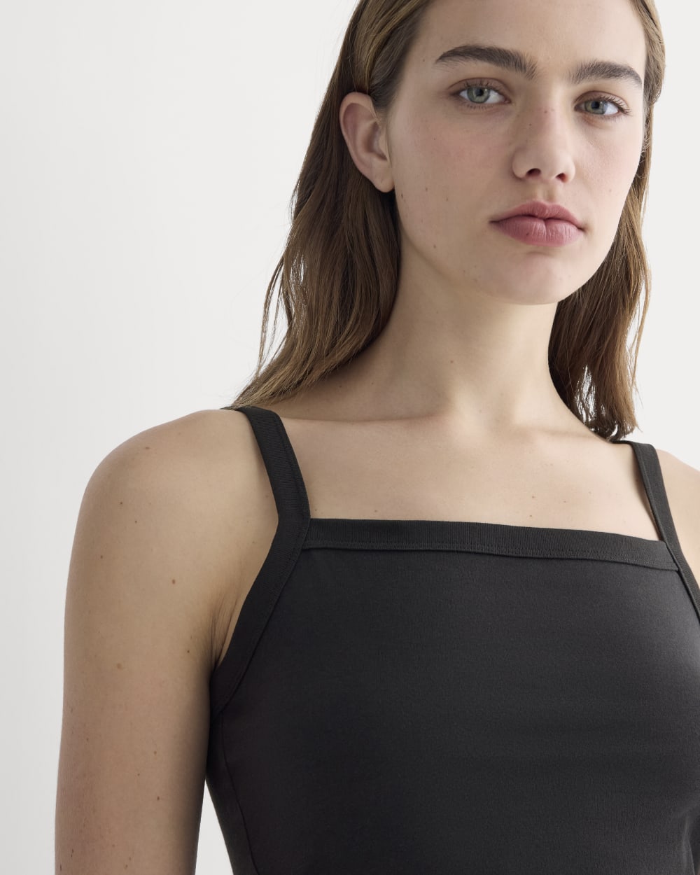 The Essential Square-Neck Tank | Black - Image 4