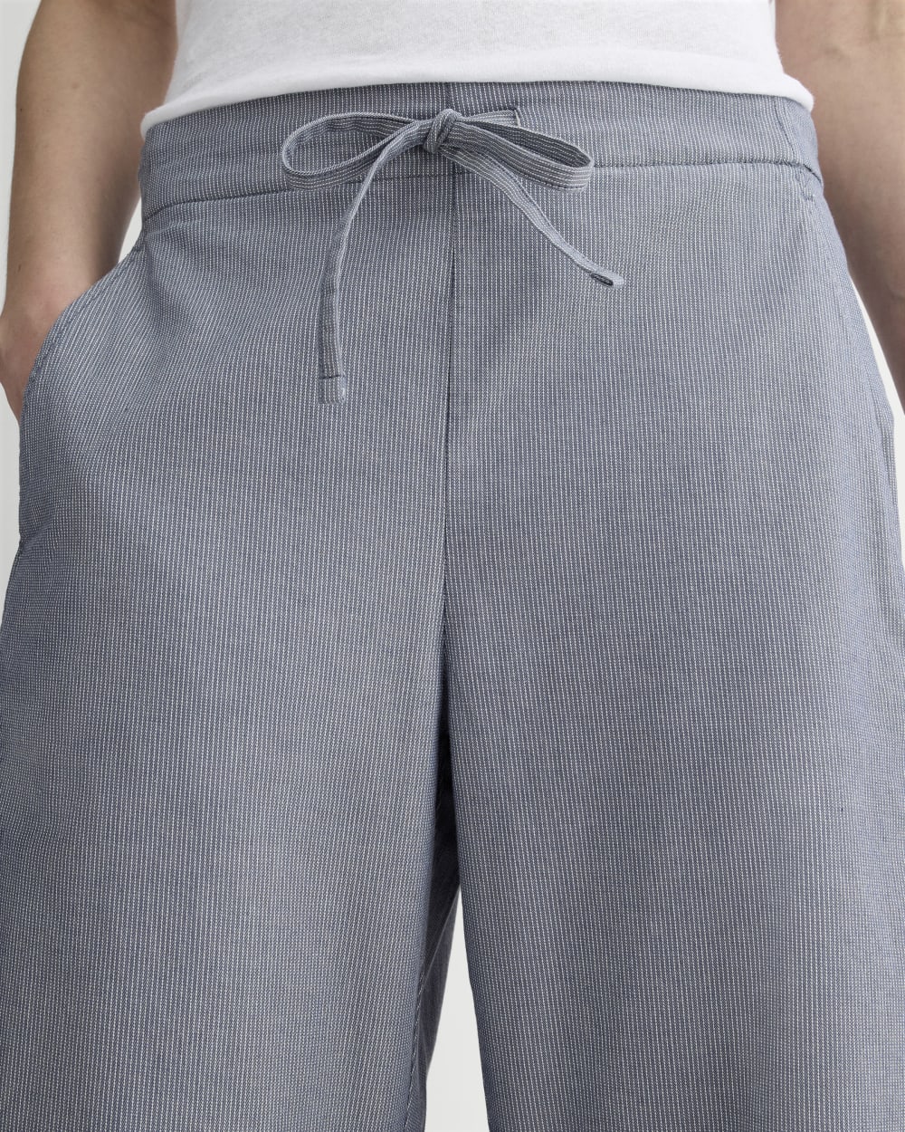 The Easy Barrel Pant | Dark Denim Pinstripe - Image 4
