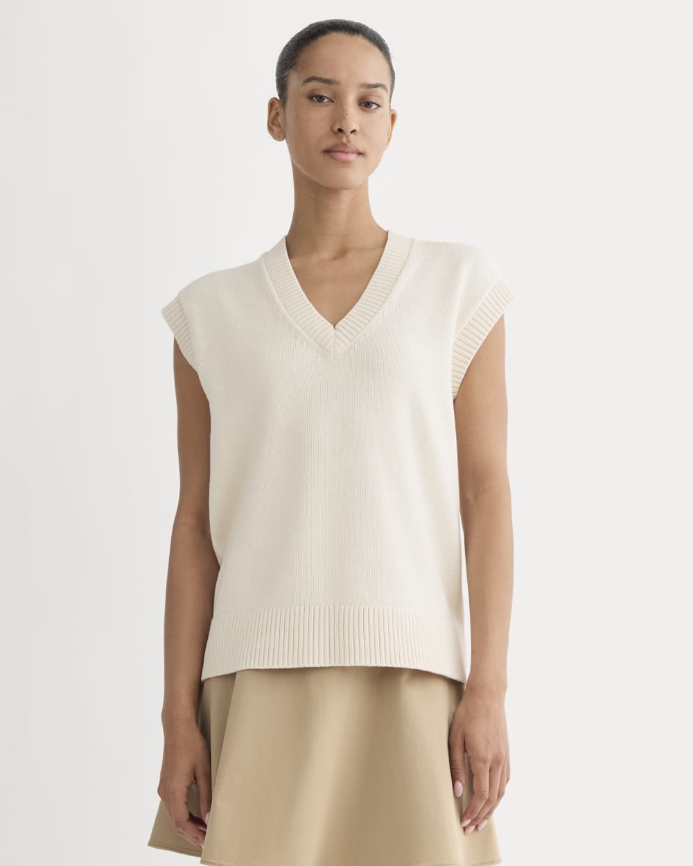 The Boxy Vest in Everyday Cotton | Canvas