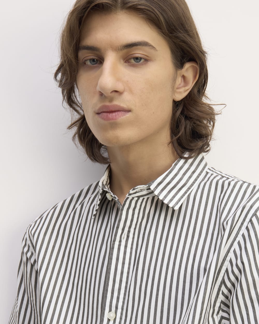 The Supima? Short-Sleeve Poplin Shirt | Optic White / Black - Image 4