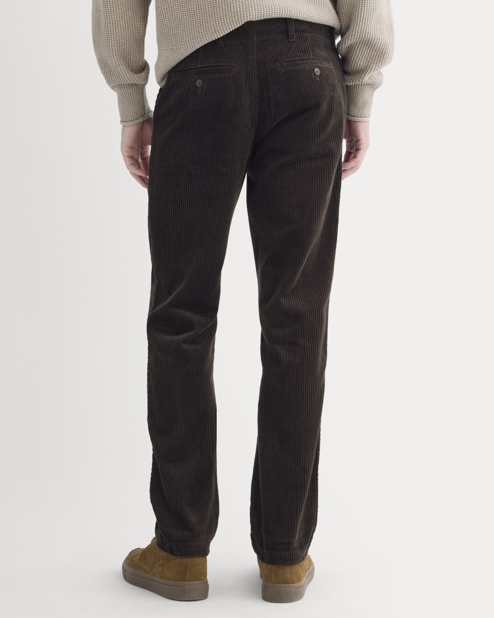 Wide Wale Corduroy Trouser | Dark Chocolate - Image 5
