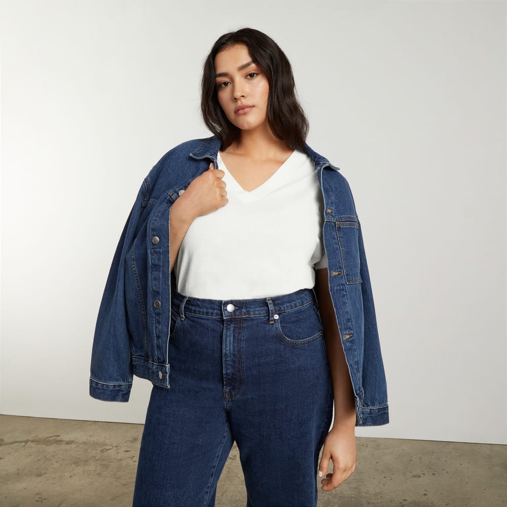 The Vintage V-Neck Hemp Tee | White - Image 6