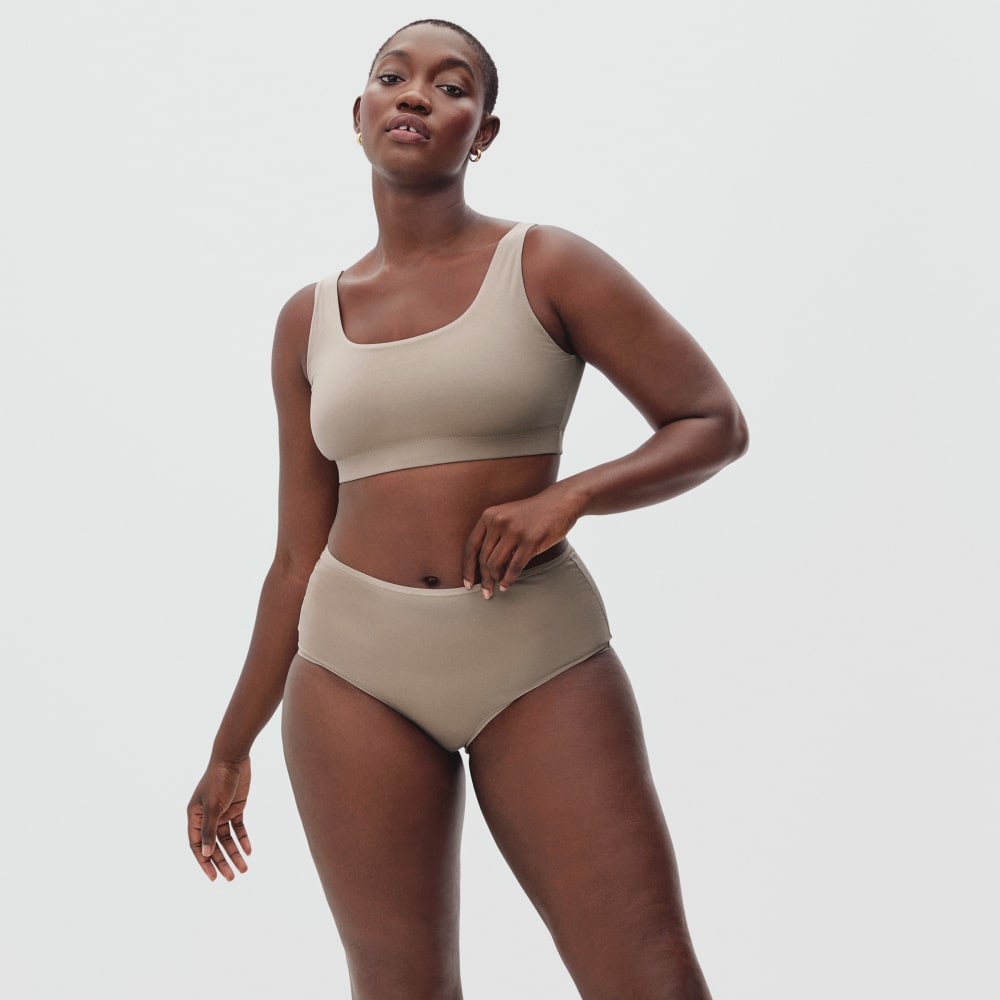 The Cotton Tank Bra | Burnt Sugar - Image 3