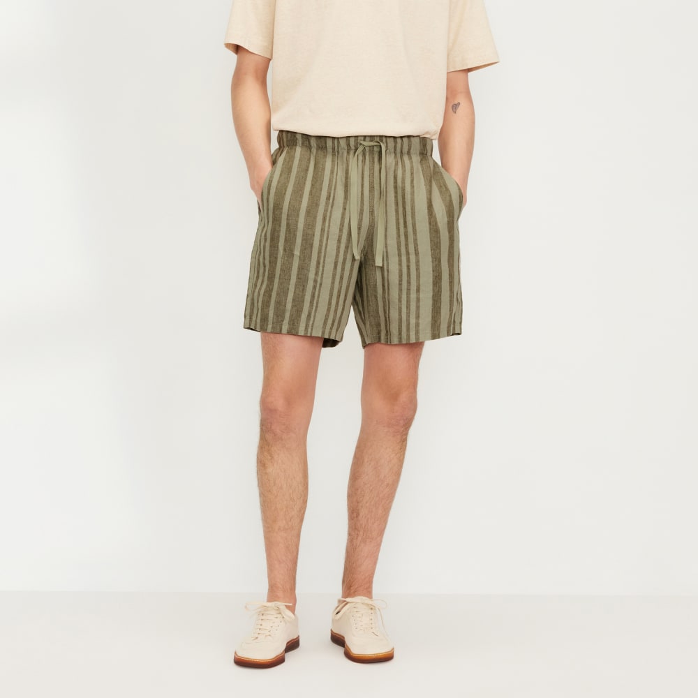 The Linen Easy Short | Seagrass / Kalamata - Image 3