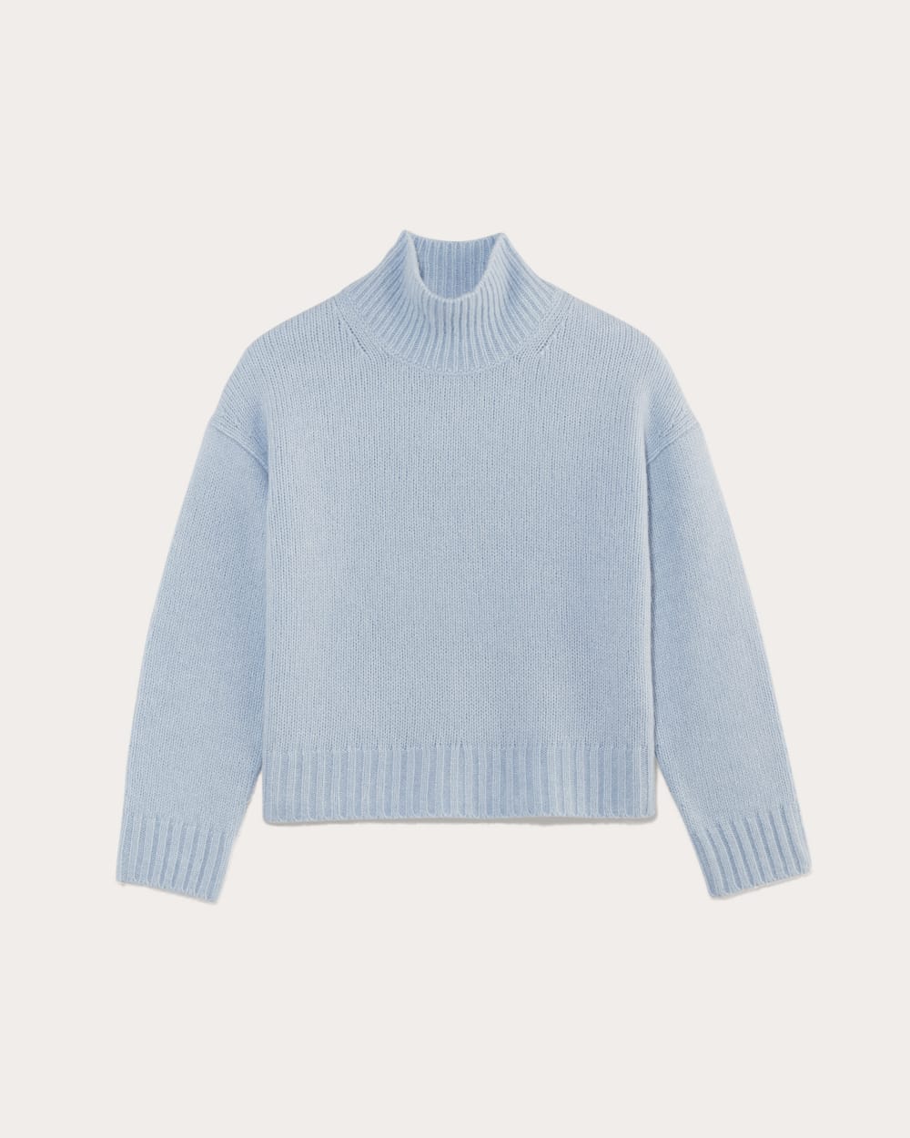 The Cloud Oversized Turtleneck | Chambray Blue - Image 2