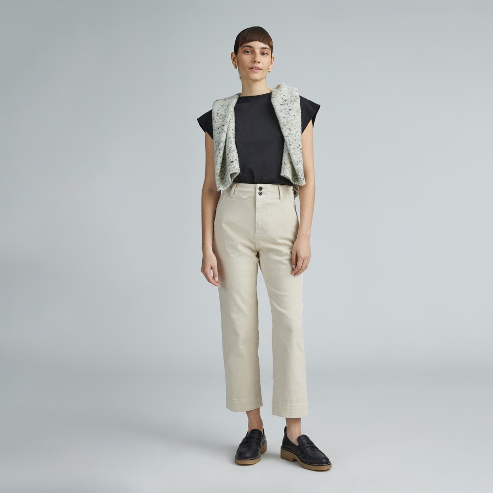 The Organic Straight-Leg Pant | Pumice Stone