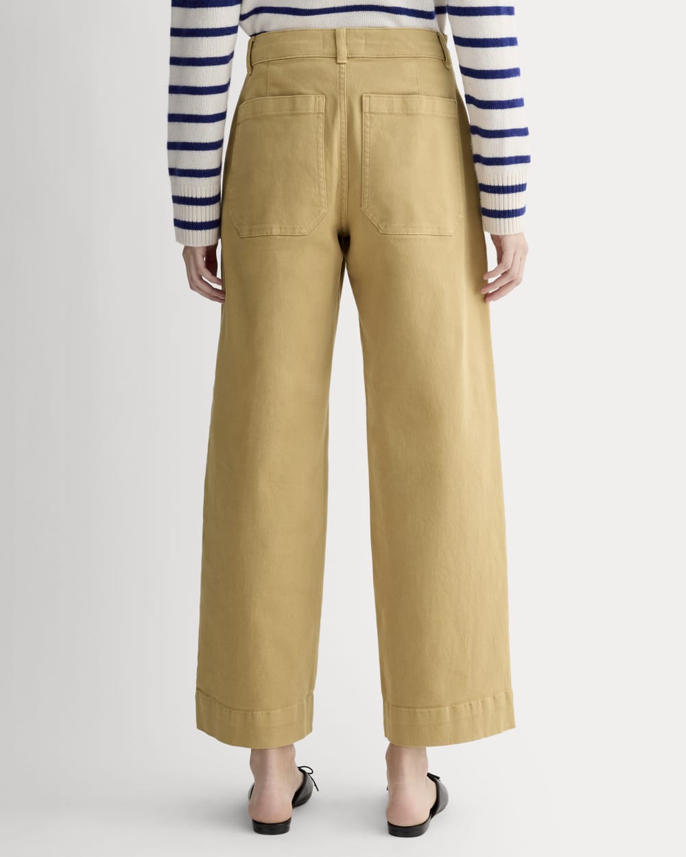 The Utility Wide-Leg Pant | Classic Khaki - Image 6