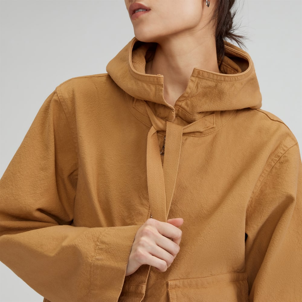 The Canvas Organic Cotton Anorak | Cappuccino - Image 4